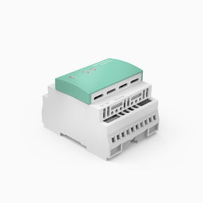 DALI Application controller, Ethernet 10/100Mbit gateway to DALI, white and teal